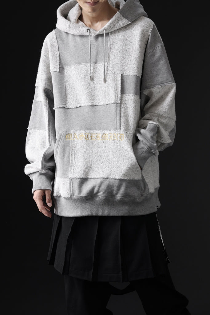 mastermind JAPAN SWEAT HOODIE / SWITCH PATCHWORK