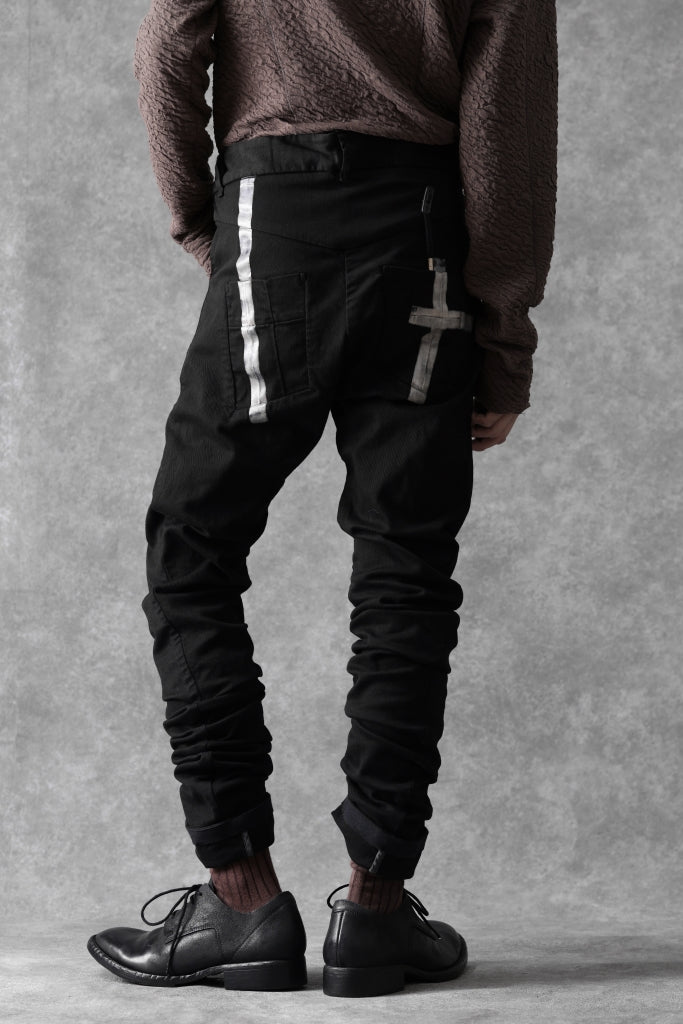 BORIS BIDJAN SABERI TIGHT FIT PANTS / OBJECT DYED & SEAM TAPED "P13.TF-F1939"