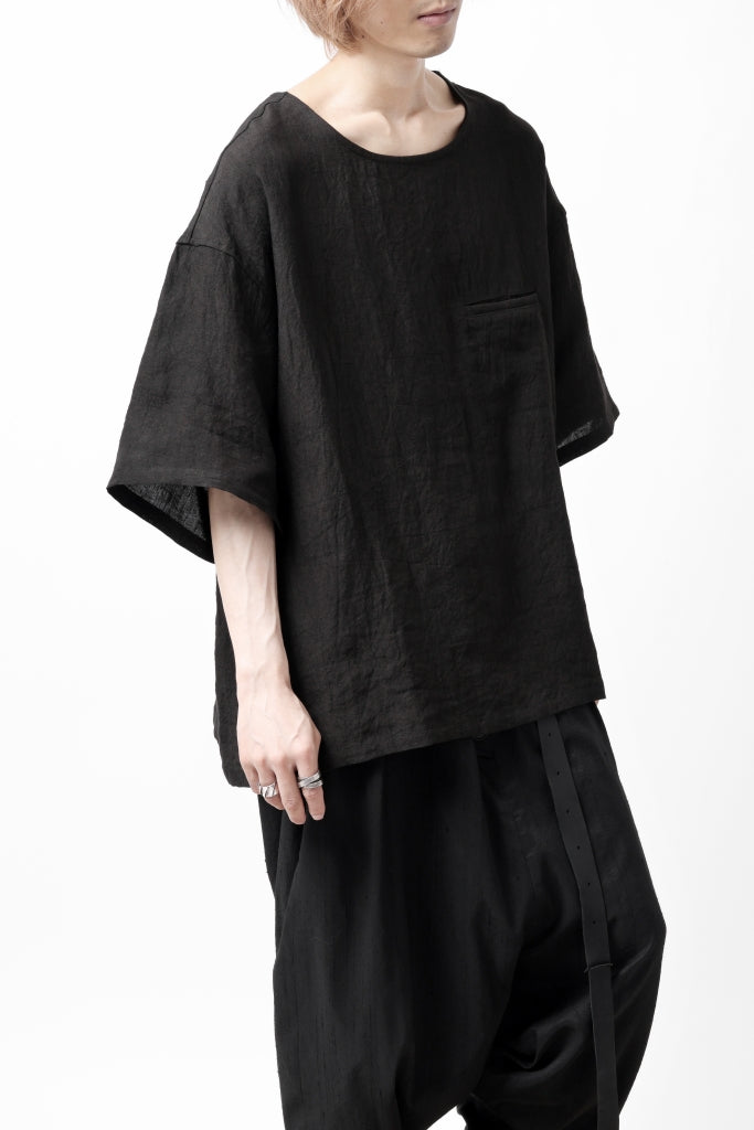 ISAMU KATAYAMA BACKLASH PULLOVER POCKET SHIRT / SOFT LINEN