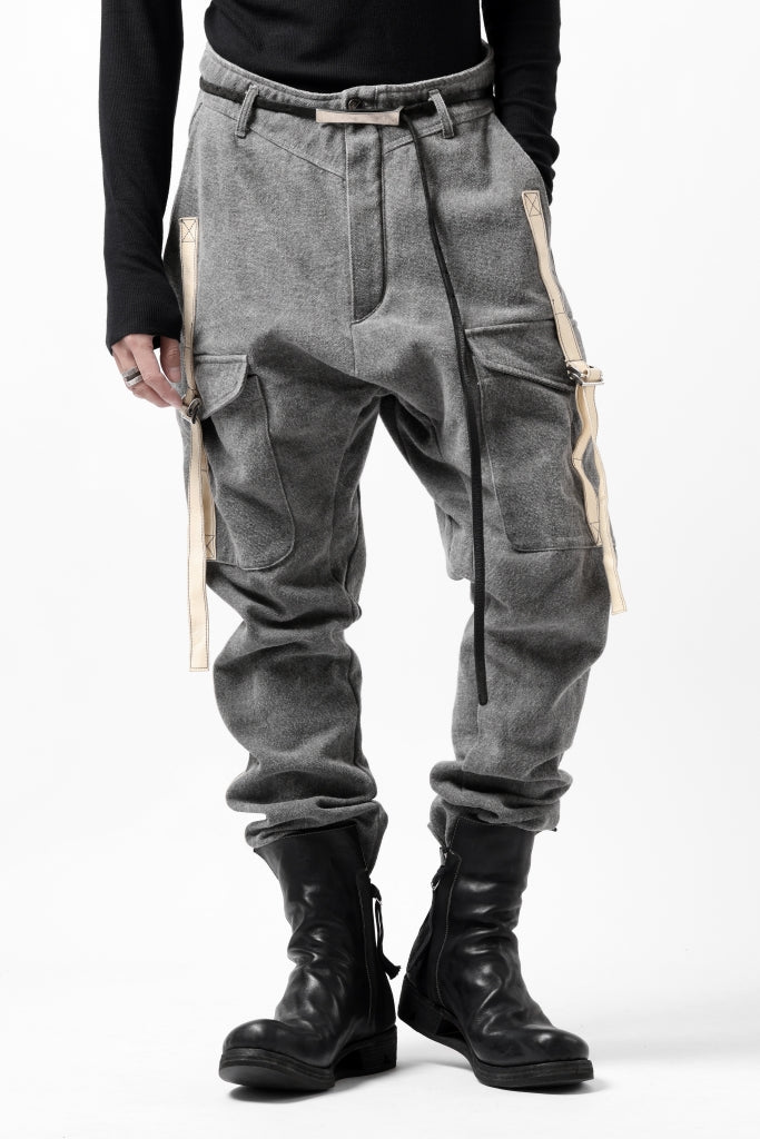 incarnation DROPCROTCH ARMY PANTS MP-1S / CANVAS + HORSE LEATHER