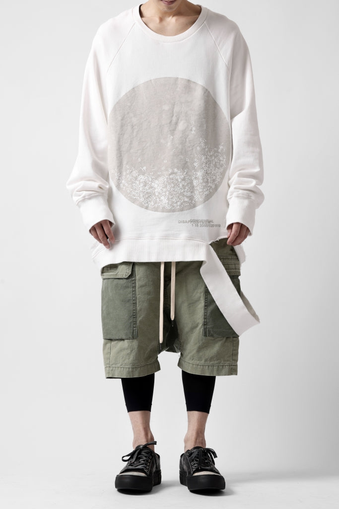 A.F ARTEFACT RAGRAN OVERSIZED TOPS / DAMAGE & PRINT SWEAT