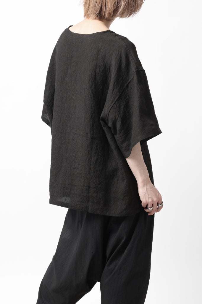 ISAMU KATAYAMA BACKLASH PULLOVER POCKET SHIRT / SOFT LINEN