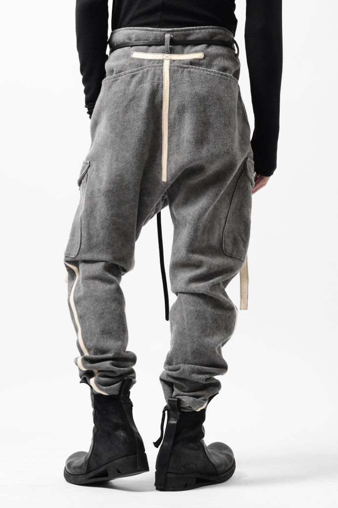 incarnation DROPCROTCH ARMY PANTS MP-1S / CANVAS + HORSE LEATHER