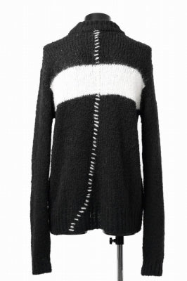 thom/krom MOCK NECK KNIT PULLOVER / ALPACA WOOL