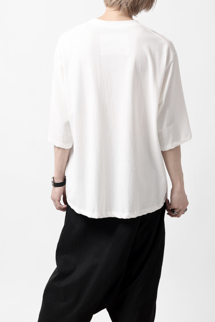 KLASICA WIDE BODY PAPER 3/4 SLEEVE TEE / DRY TWILL JERSEY