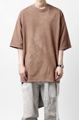 A.F ARTEFACT TEA DYED OVER SIZE TEE / PLAIN Ver.