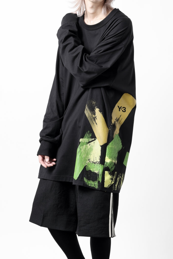 Y-3 Yohji Yamamoto GFX LONG SLEEVE TOP / SC JERSEY