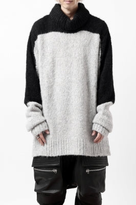 thomkrom HIGH COLLAR KNIT PULLOVER / ALPACA WOOL