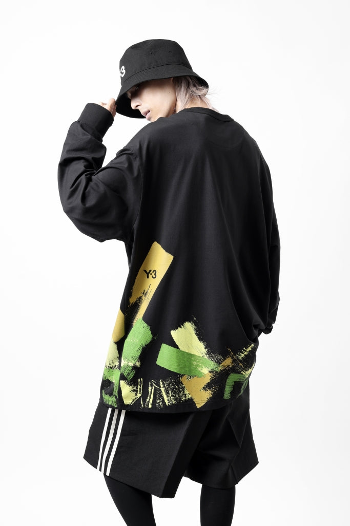 Y-3 Yohji Yamamoto GFX LONG SLEEVE TOP / SC JERSEY