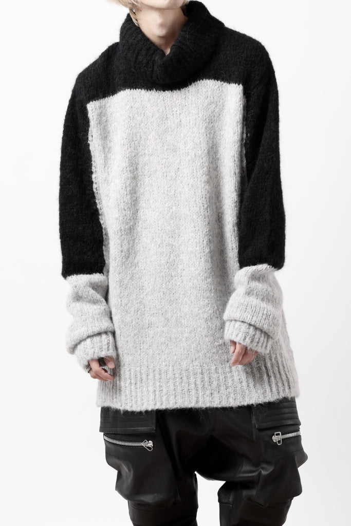 thomkrom HIGH COLLAR KNIT PULLOVER / ALPACA WOOL