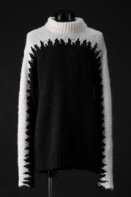 thom/krom MOCK NECK KNIT PULLOVER / ALPACA WOOL