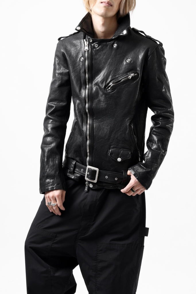 ISAMU KATAYAMA BACKLASH DOUBLE BREASTED JACKET / DOUBLE-SHOULDER OBJECT DYED