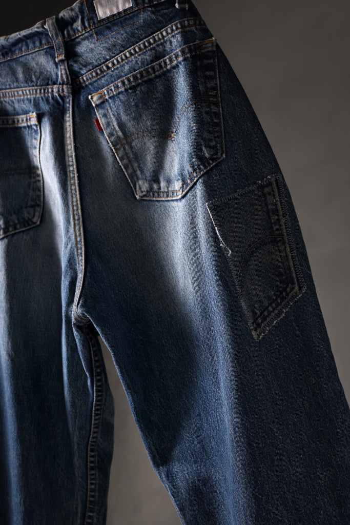 CHANGES RE50X VINTAGE LEVI’S-REMAKE DENIM PANTS