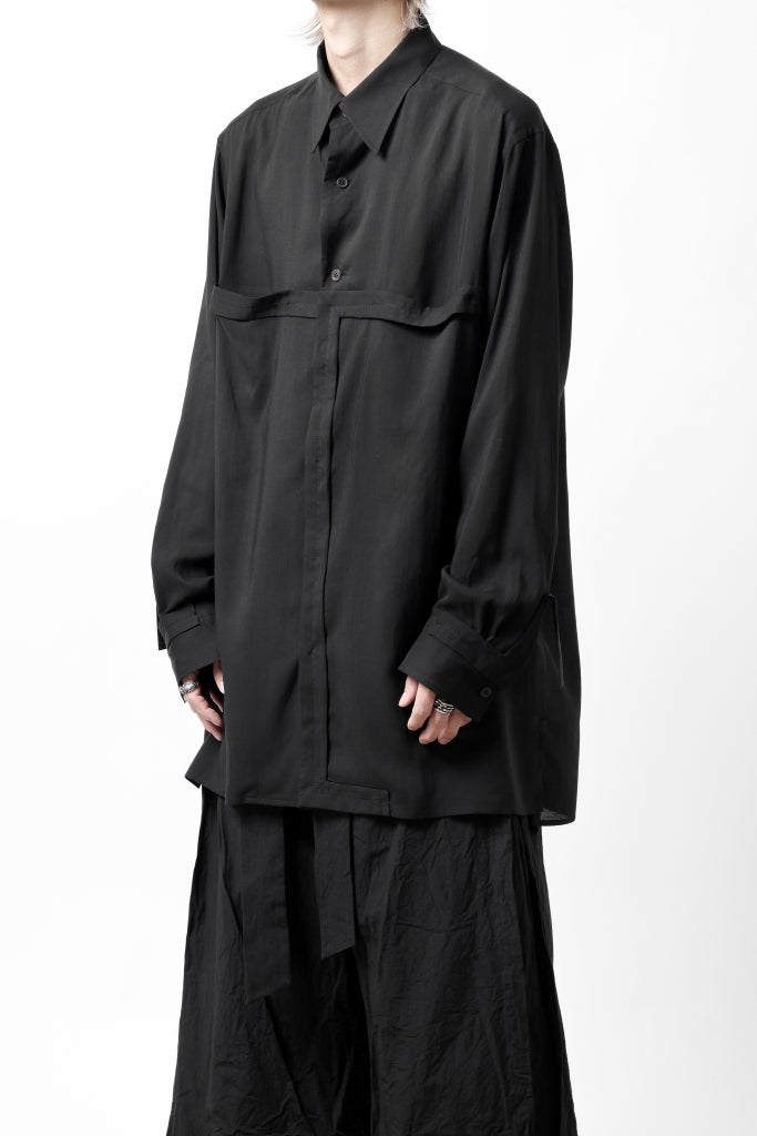 Y's TAPE FLAP POCKET SHIRT / CELLULOSE LOAN