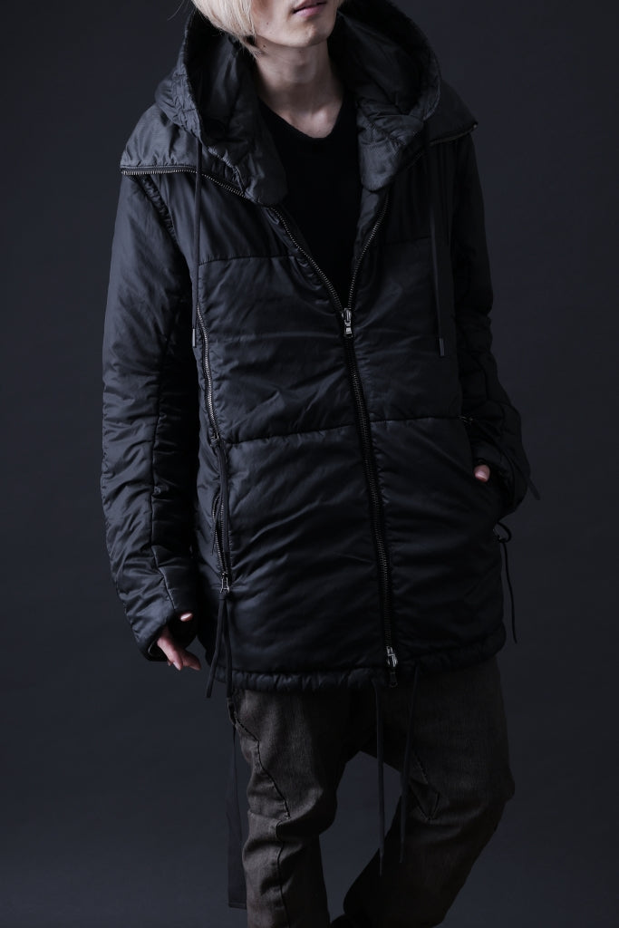 masnada REVERSIBLE 8WAY PADDED JACKET / RIPSTOP + RECYCLED WADDING