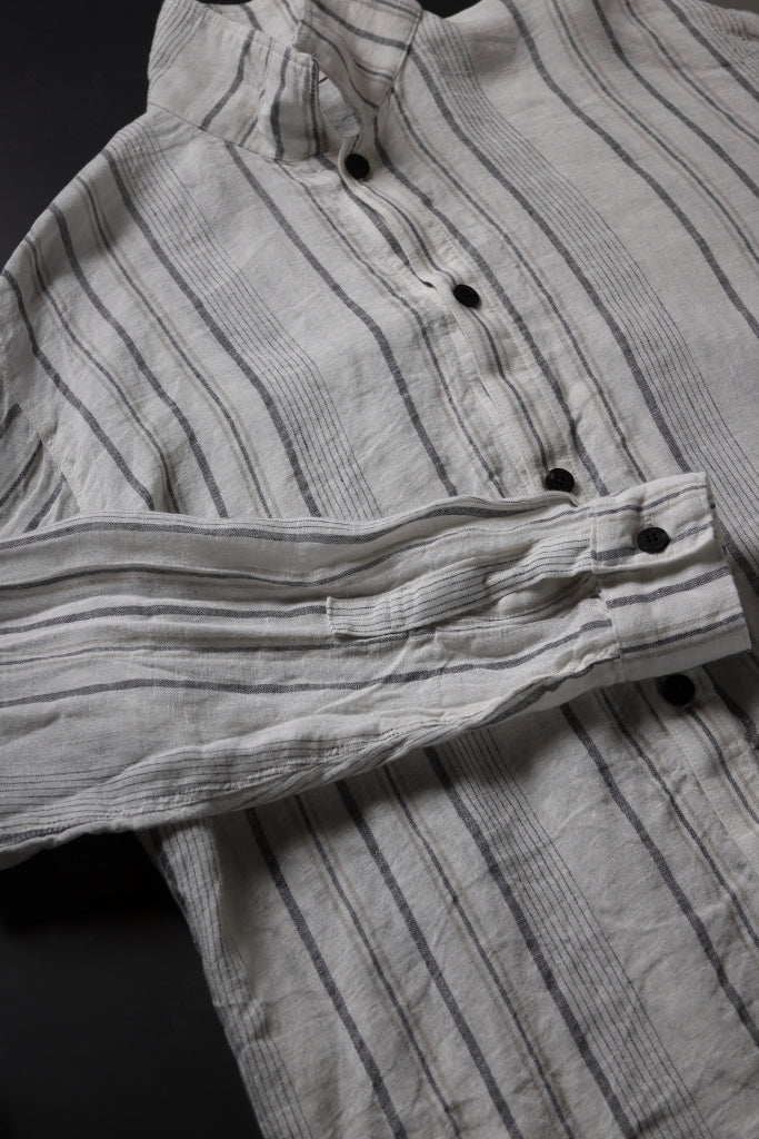 _vital exclusive oversized shirt / random stripe linen