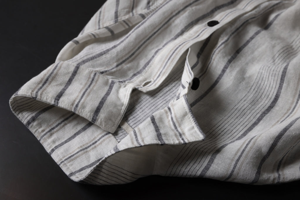 _vital exclusive oversized shirt / random stripe linen