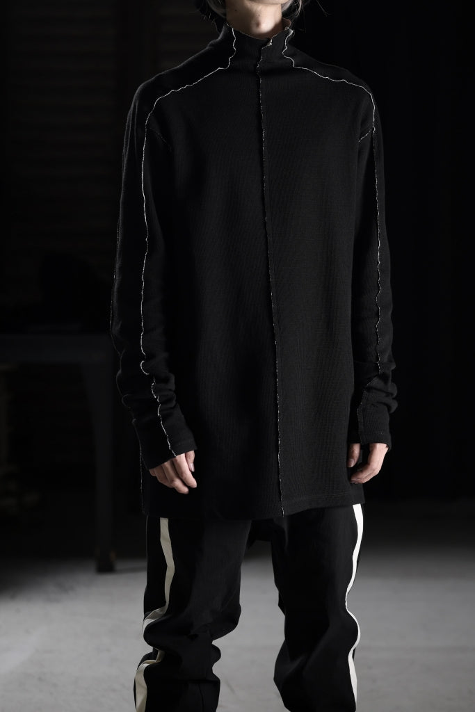 thom/krom BOTTLE NECK L/S TOPS / DOUBLE FACE JERSEY