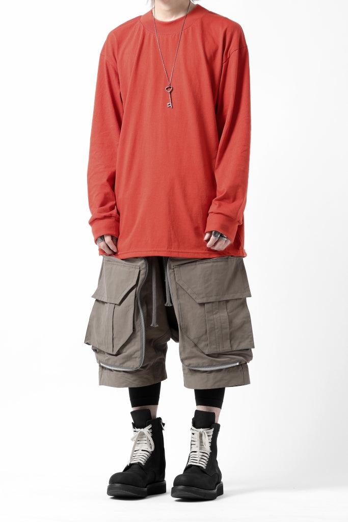 A.F ARTEFACT RADICAL-ZIP MILITARY SARROUEL SHORTS