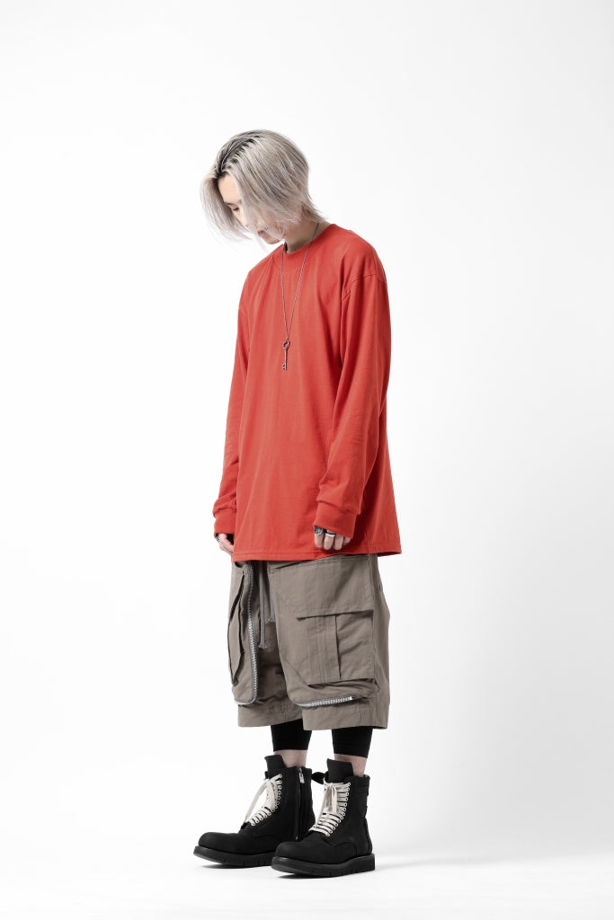 A.F ARTEFACT exclusive THICK-COLLAR BASIC T-SHIRT L/S