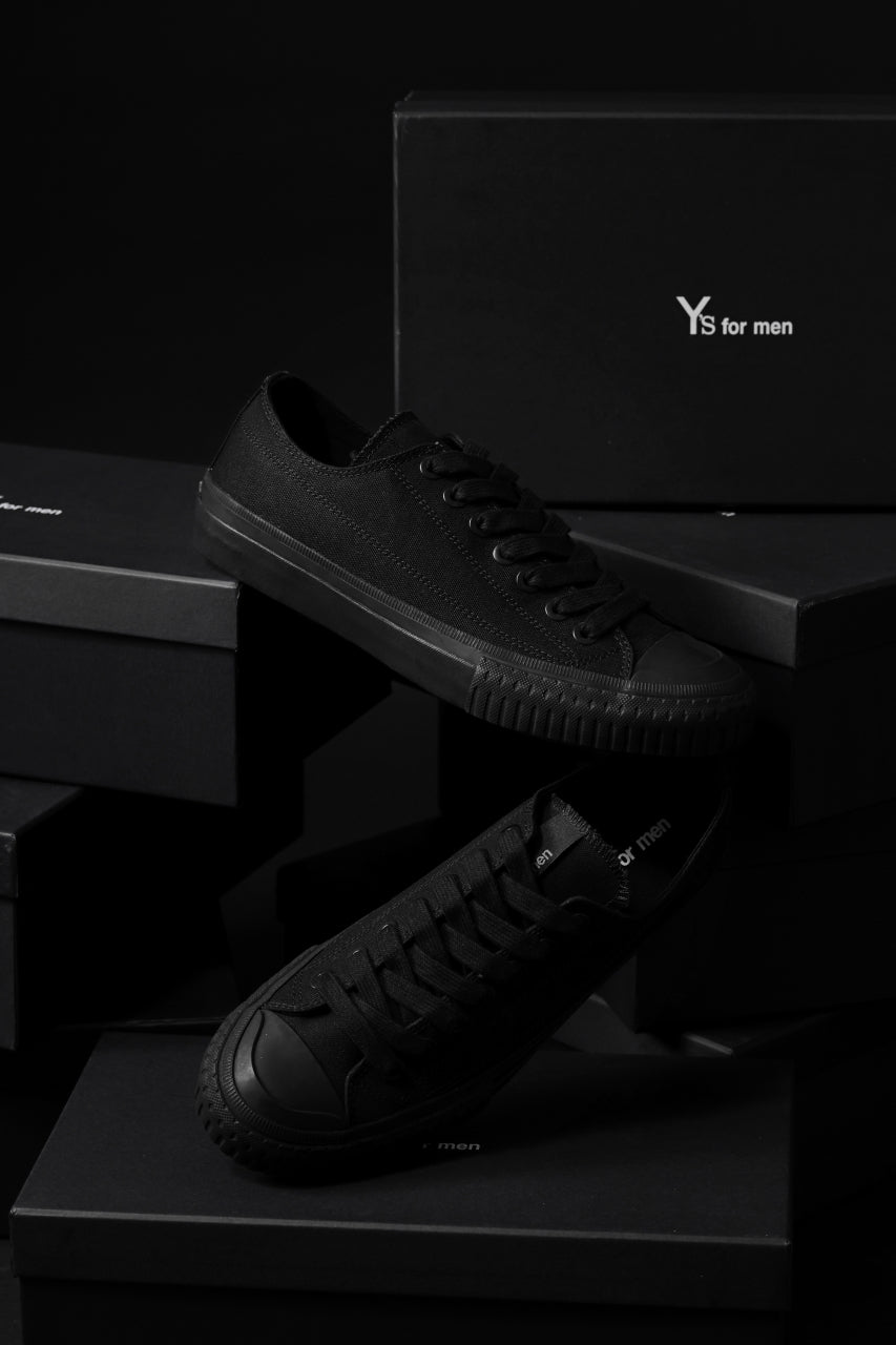 Y's for men LOW TOP SNEAKER / COTTON CANVAS