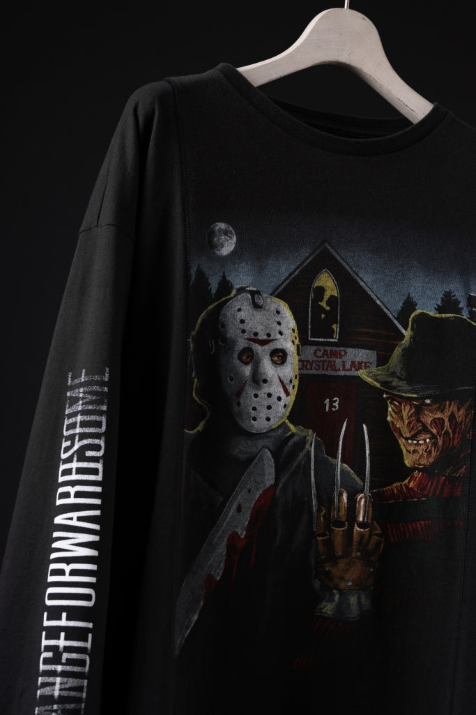 CHANGES exclusive VINTAGE REMAKE LS TOPS (CINEMA-JASON vs FREDDY-F)