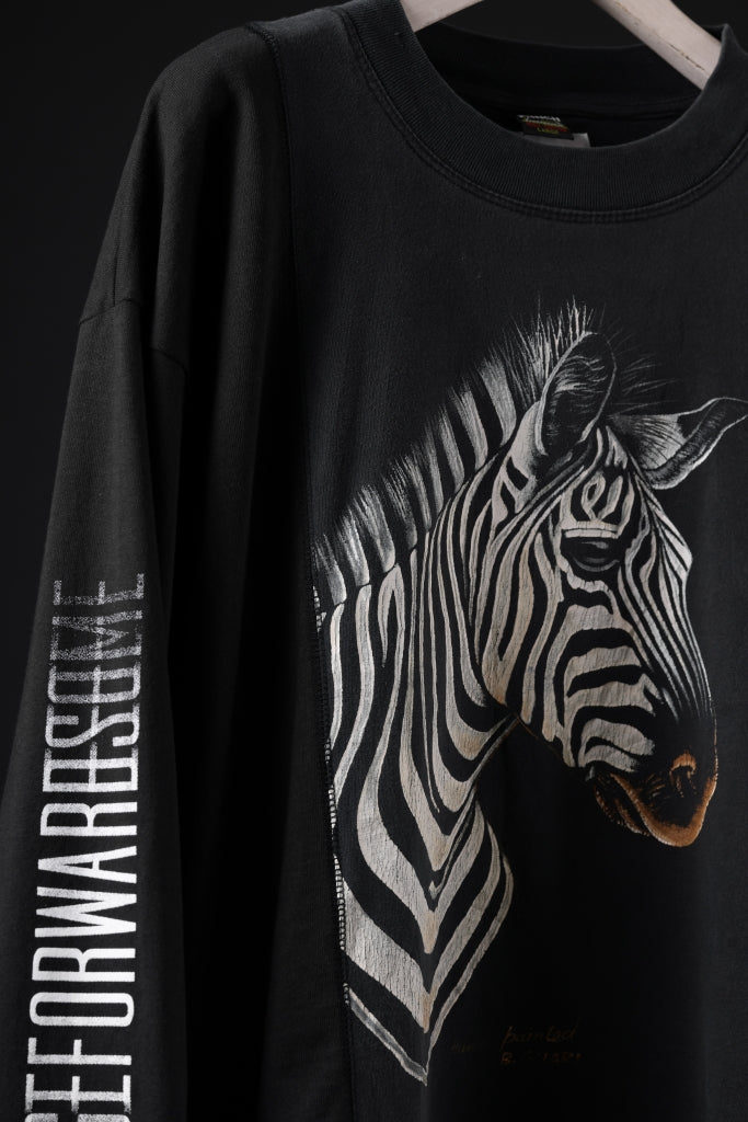 CHANGES exclusive VINTAGE REMAKE LS TOPS (ANIMAL-ZEBRA-G)