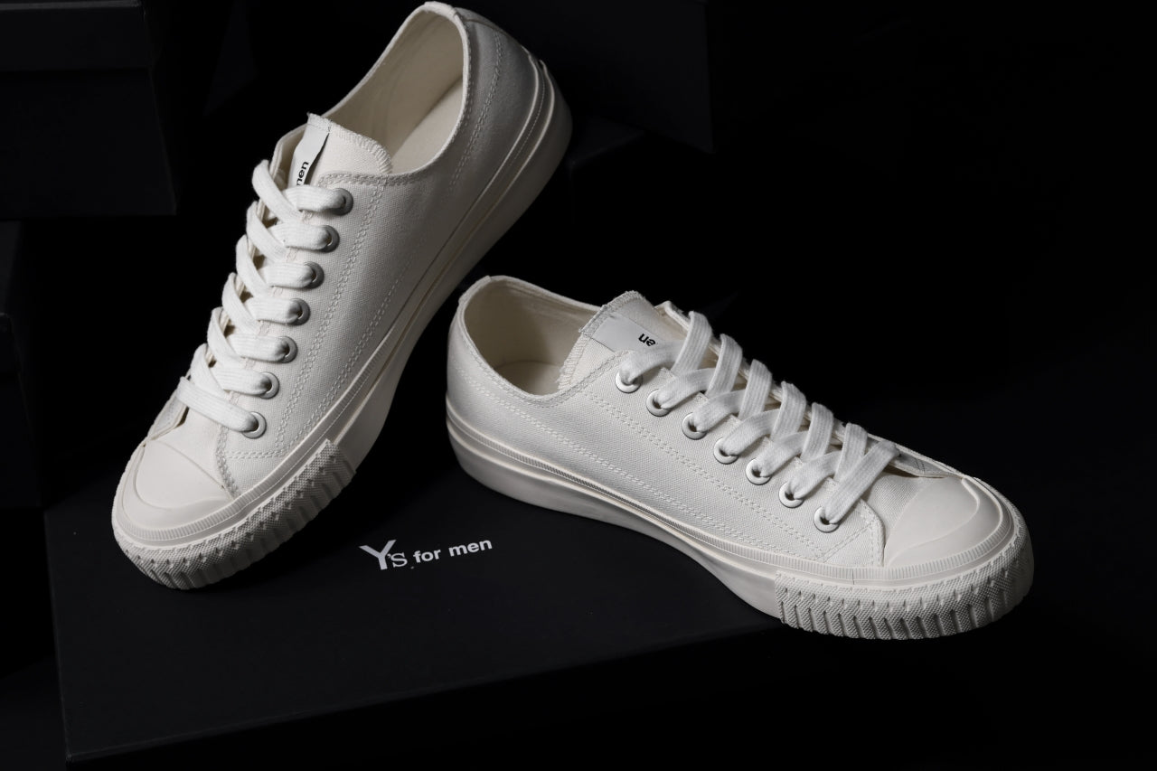 Y's for men LOW TOP SNEAKER / COTTON CANVAS