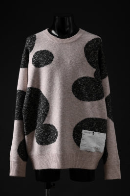 A.F ARTEFACT POLKA PATTERN KNIT TOPS