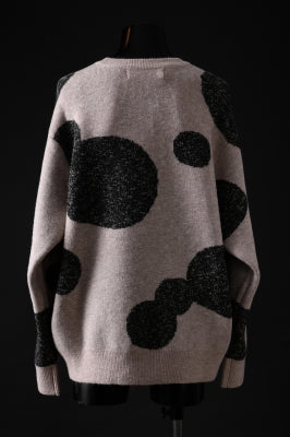 A.F ARTEFACT POLKA PATTERN KNIT TOPS