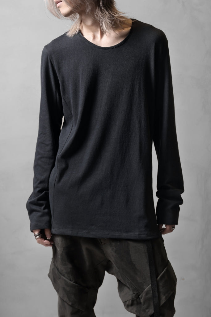 black crow x LOOM exclusive long sleeve tops / soft cotton jersey