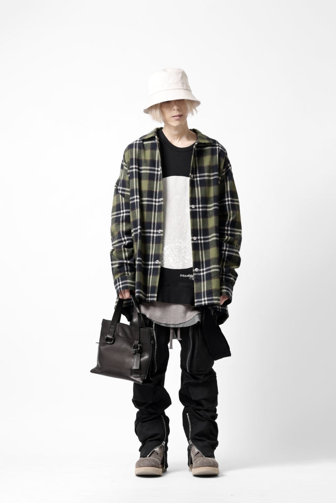 A.F ARTEFACT OVERSIZED CHECK SHIRT