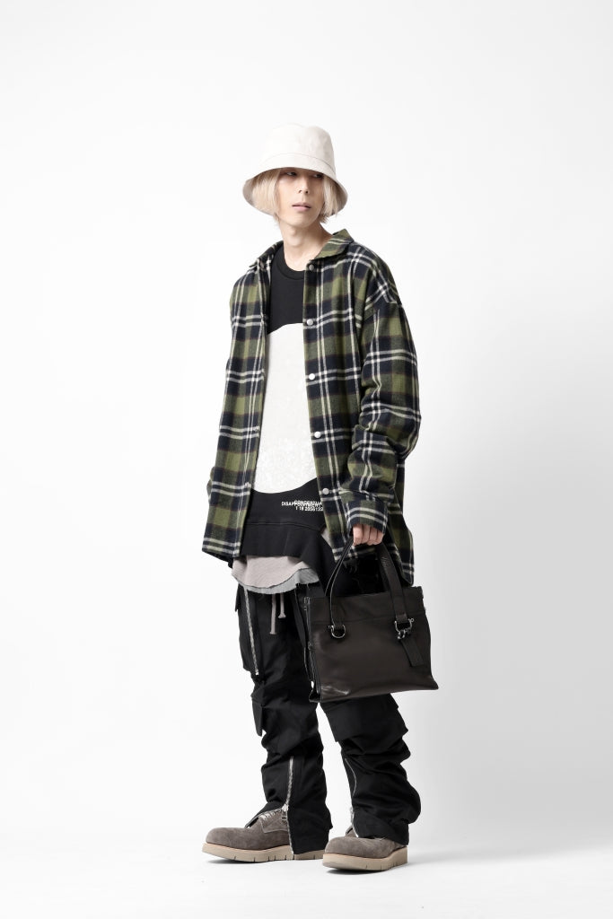 A.F ARTEFACT OVERSIZED CHECK SHIRT