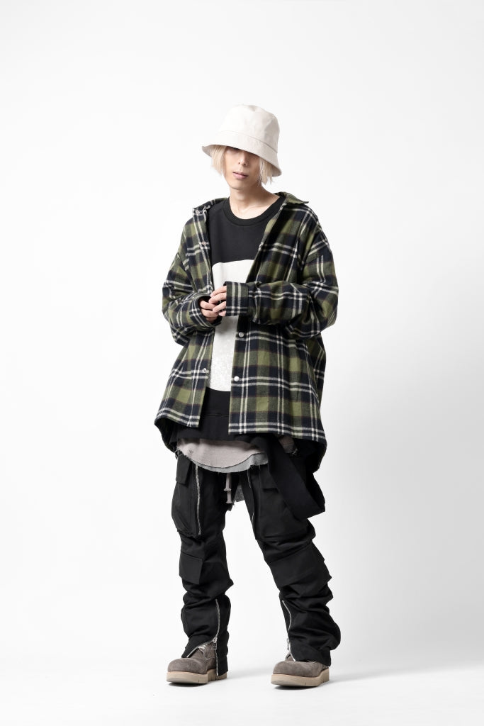 A.F ARTEFACT OVERSIZED CHECK SHIRT