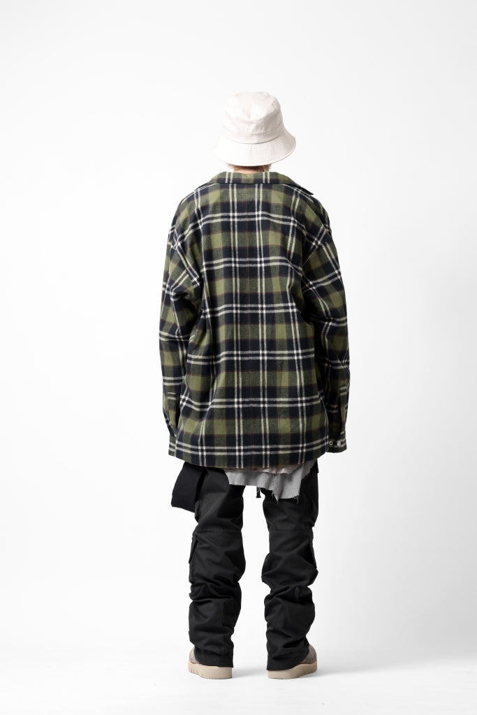 A.F ARTEFACT OVERSIZED CHECK SHIRT