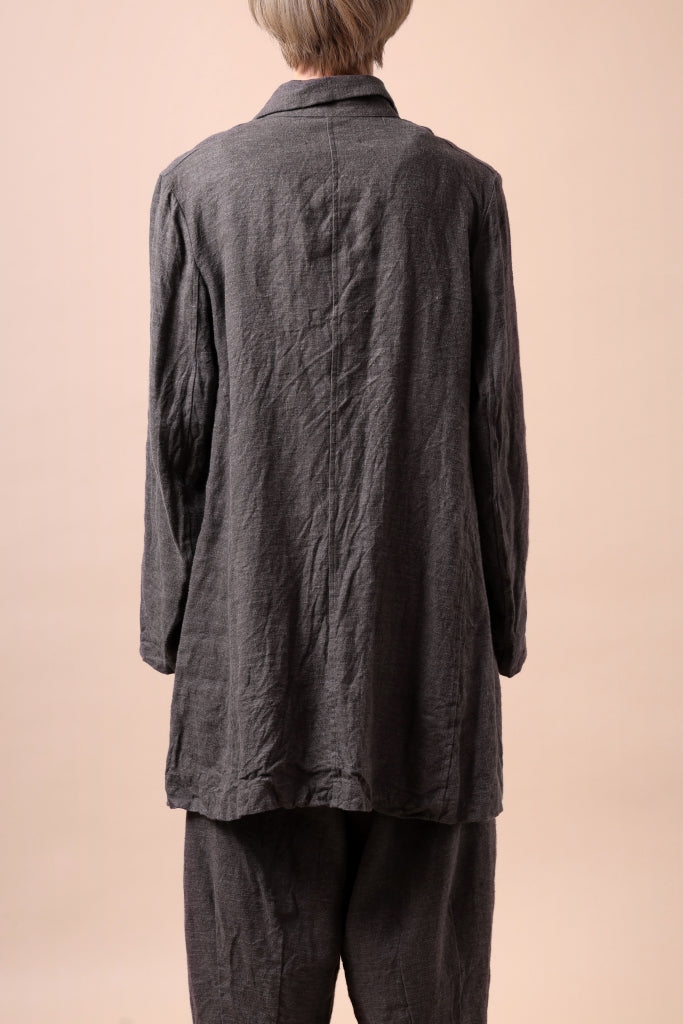 YUTA MATSUOKA work shirt jacket / brushed linen canvas