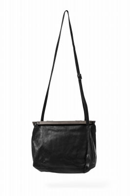 discord Yohji Yamamoto Namu Shoulder Bag / Soft Shrink Cow Leather + Wood