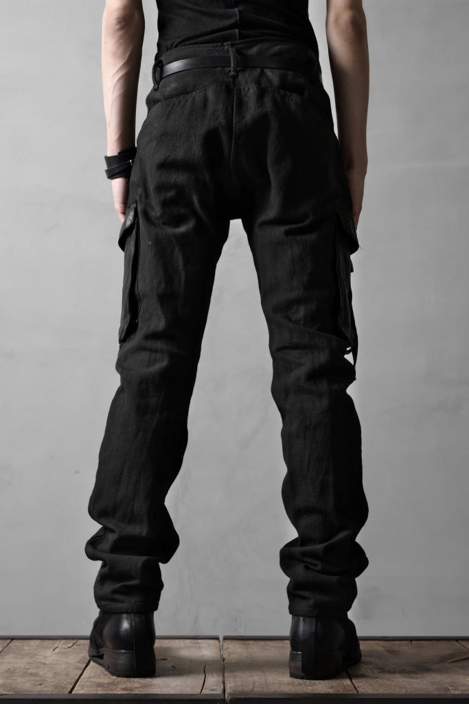 incarnation SLIM ARMY PANTS MP-3 / DYEING CANVAS+HORSE LEATHER