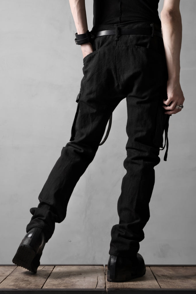 incarnation SLIM ARMY PANTS MP-3 / DYEING CANVAS+HORSE LEATHER