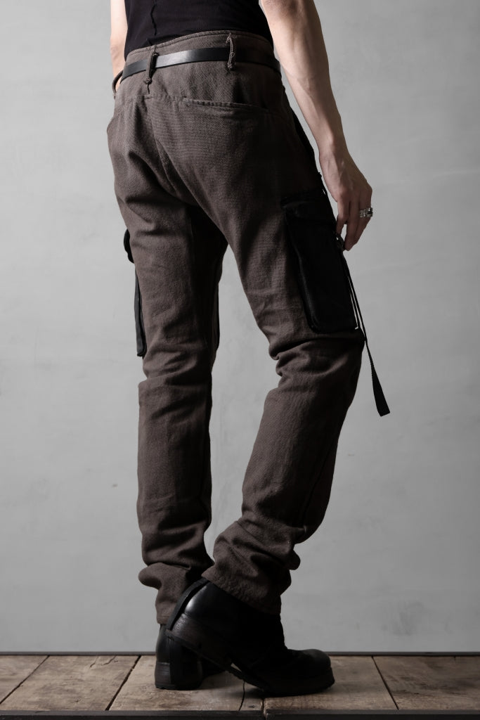 incarnation SLIM ARMY PANTS MP-3 / DYEING CANVAS+HORSE LEATHER