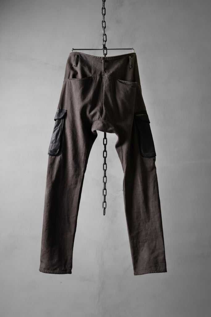 incarnation SLIM ARMY PANTS MP-3 / DYEING CANVAS+HORSE LEATHER