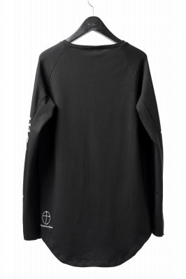 incarnation exclusive RAGLAN LONG SLEEVE TOP / PRINTED ELASTIC F.TERRY