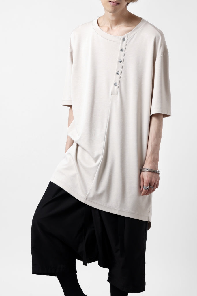 LEMURIA BIAS HENRY NECK S/S TOP / DELAVIS PUNCH ROME