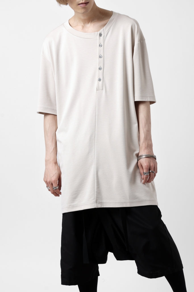 LEMURIA BIAS HENRY NECK S/S TOP / DELAVIS PUNCH ROME