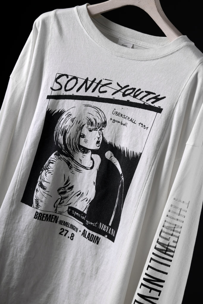 CHANGES exclusive VINTAGE REMAKE LS TOPS (MUSIC-SONIC YOUTH-2D)