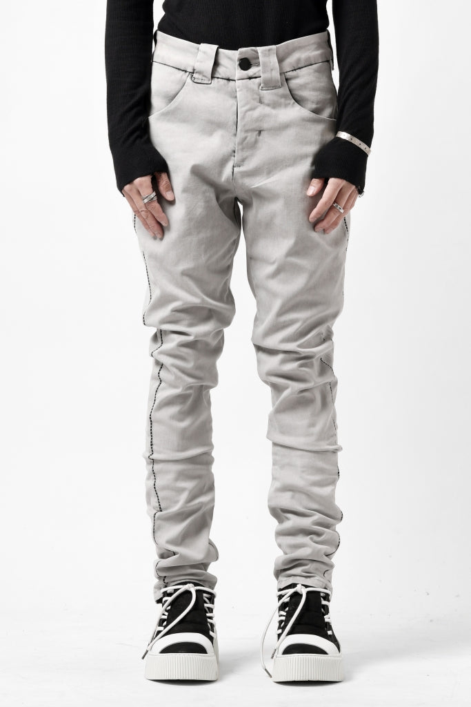 thom/krom SCAR-STITICHING DENIM PANTS / ACID BLEACH