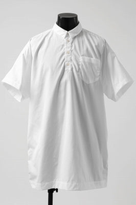 KLASICA SH-010 BOXY MINIMAL HALF SLEEVE SHIRT / THOMAS MASON'S 120/2 POPLIN