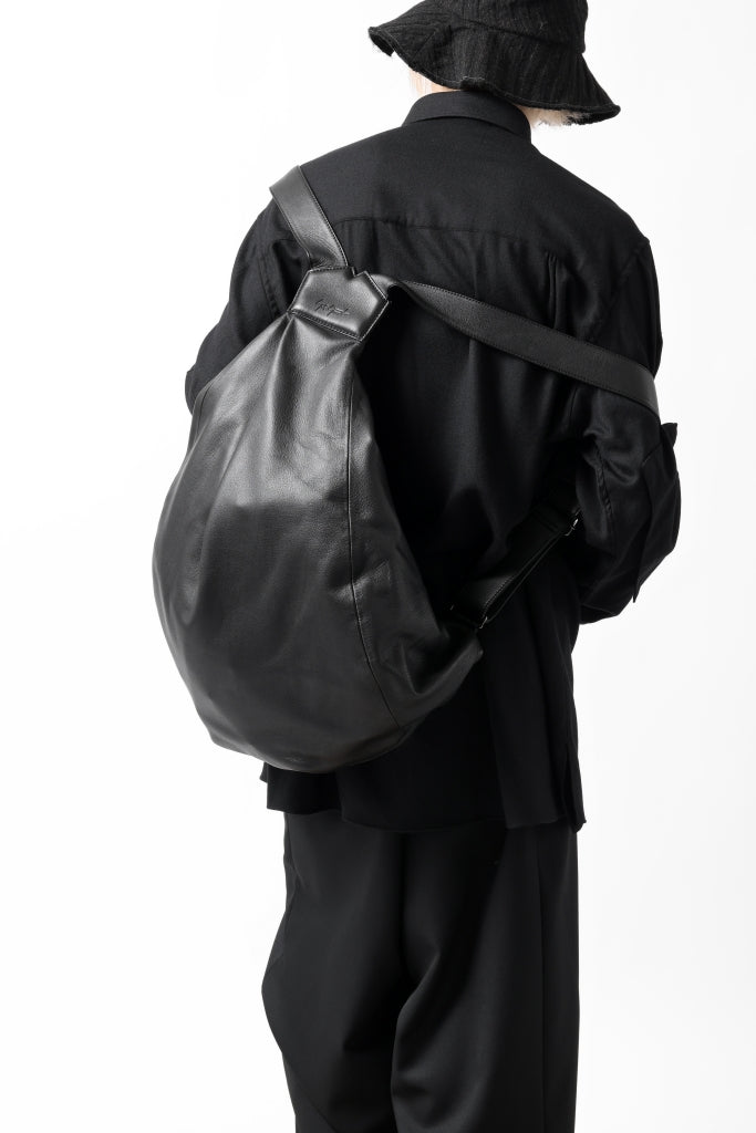 discord Yohji Yamamoto Y Back Pack BIG / Soft Shrink Cow Leather