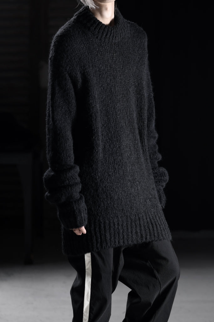 thom/krom MOCK NECK KNIT PULLOVER / ALPACA WOOL