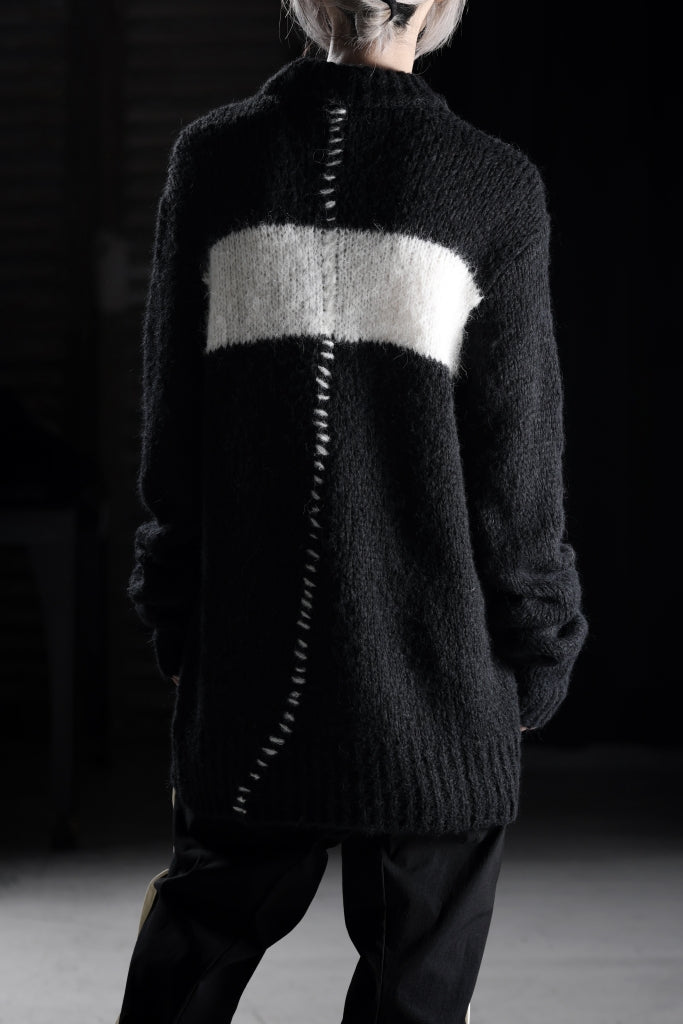 thom/krom MOCK NECK KNIT PULLOVER / ALPACA WOOL